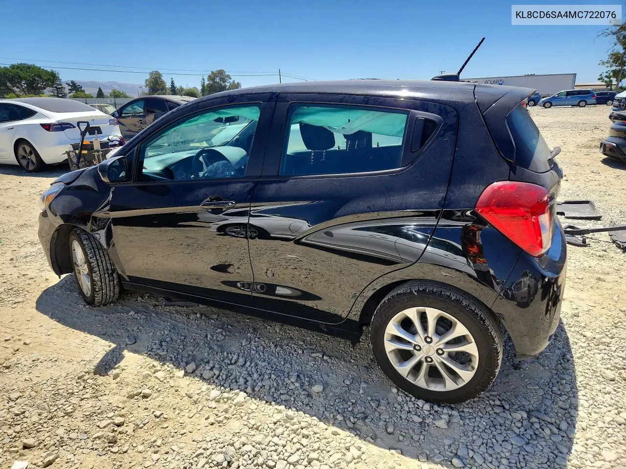 2021 Chevrolet Spark 1Lt VIN: KL8CD6SA4MC722076 Lot: 60647696