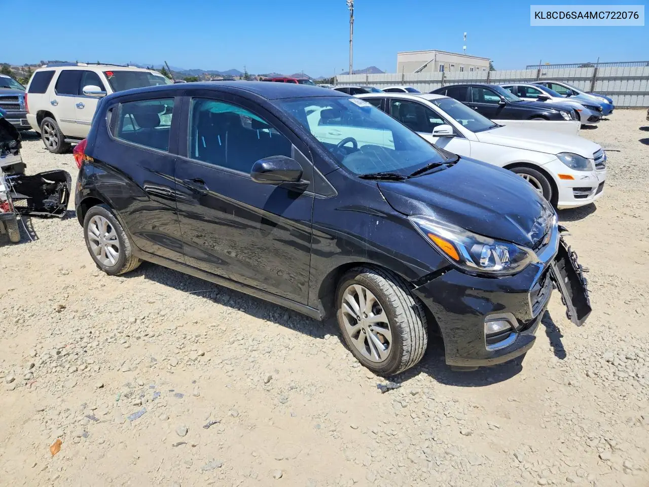 2021 Chevrolet Spark 1Lt VIN: KL8CD6SA4MC722076 Lot: 60647696