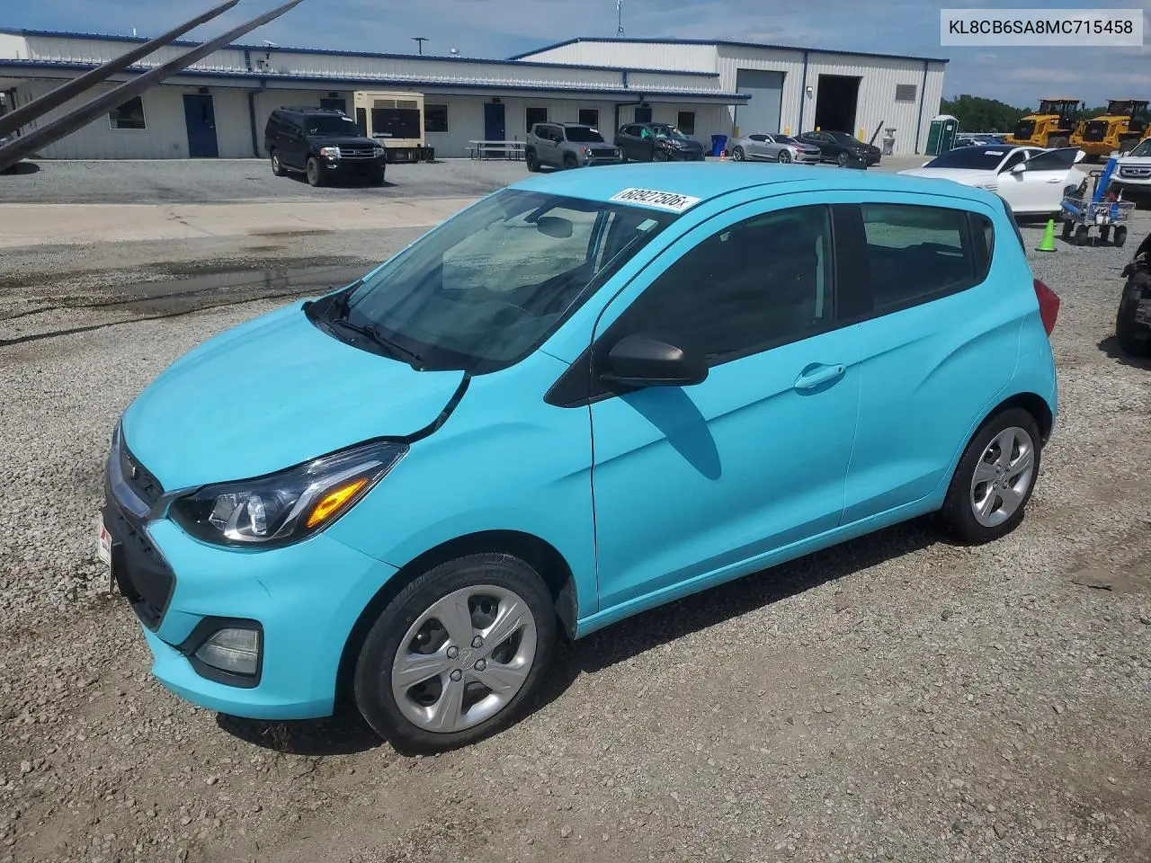 2021 Chevrolet Spark Ls VIN: KL8CB6SA8MC715458 Lot: 60927506