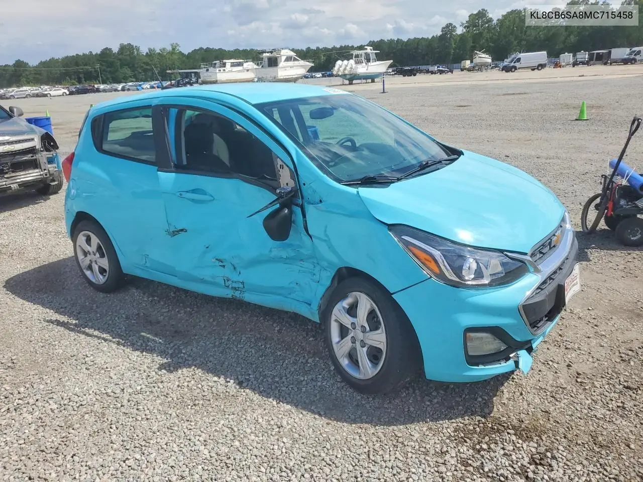 2021 Chevrolet Spark Ls VIN: KL8CB6SA8MC715458 Lot: 60927506