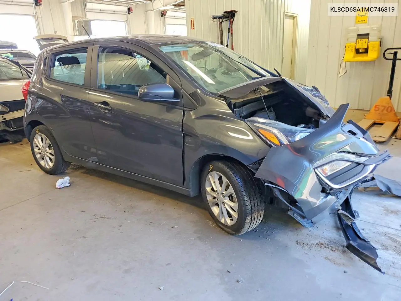 2021 Chevrolet Spark 1Lt VIN: KL8CD6SA1MC746819 Lot: 61070306