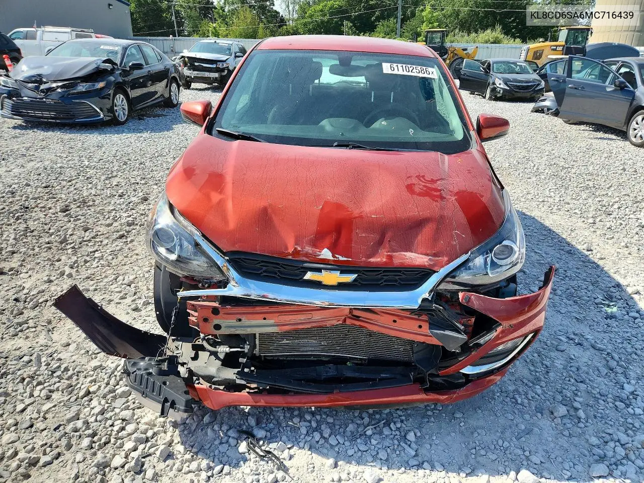 2021 Chevrolet Spark 1Lt VIN: KL8CD6SA6MC716439 Lot: 61102586