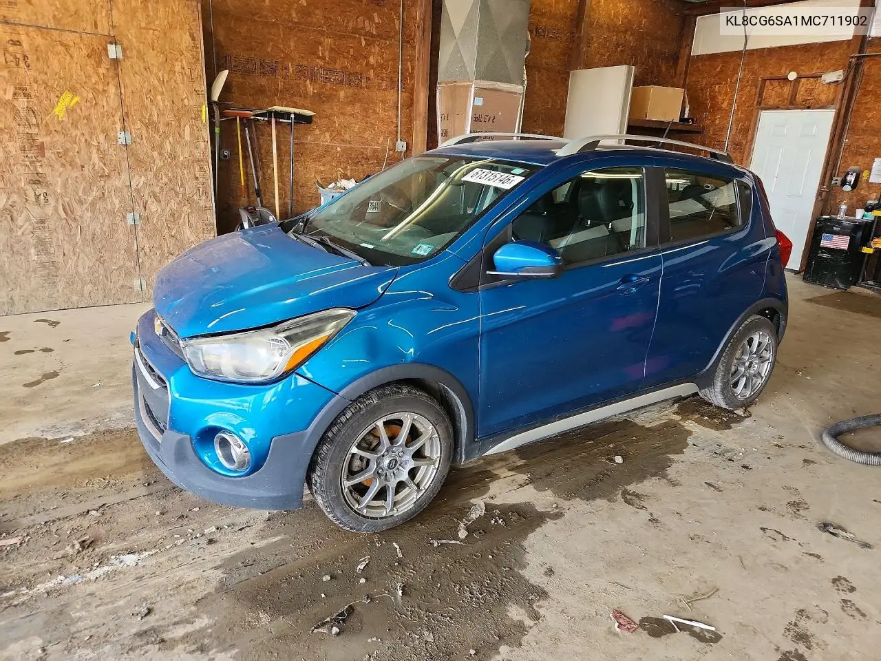 2021 Chevrolet Spark Activ VIN: KL8CG6SA1MC711902 Lot: 61315146