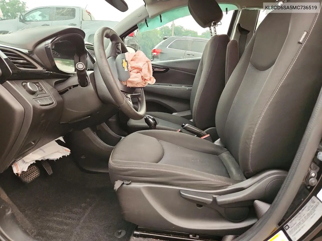 2021 Chevrolet Spark 1Lt VIN: KL8CD6SA5MC736519 Lot: 61406836