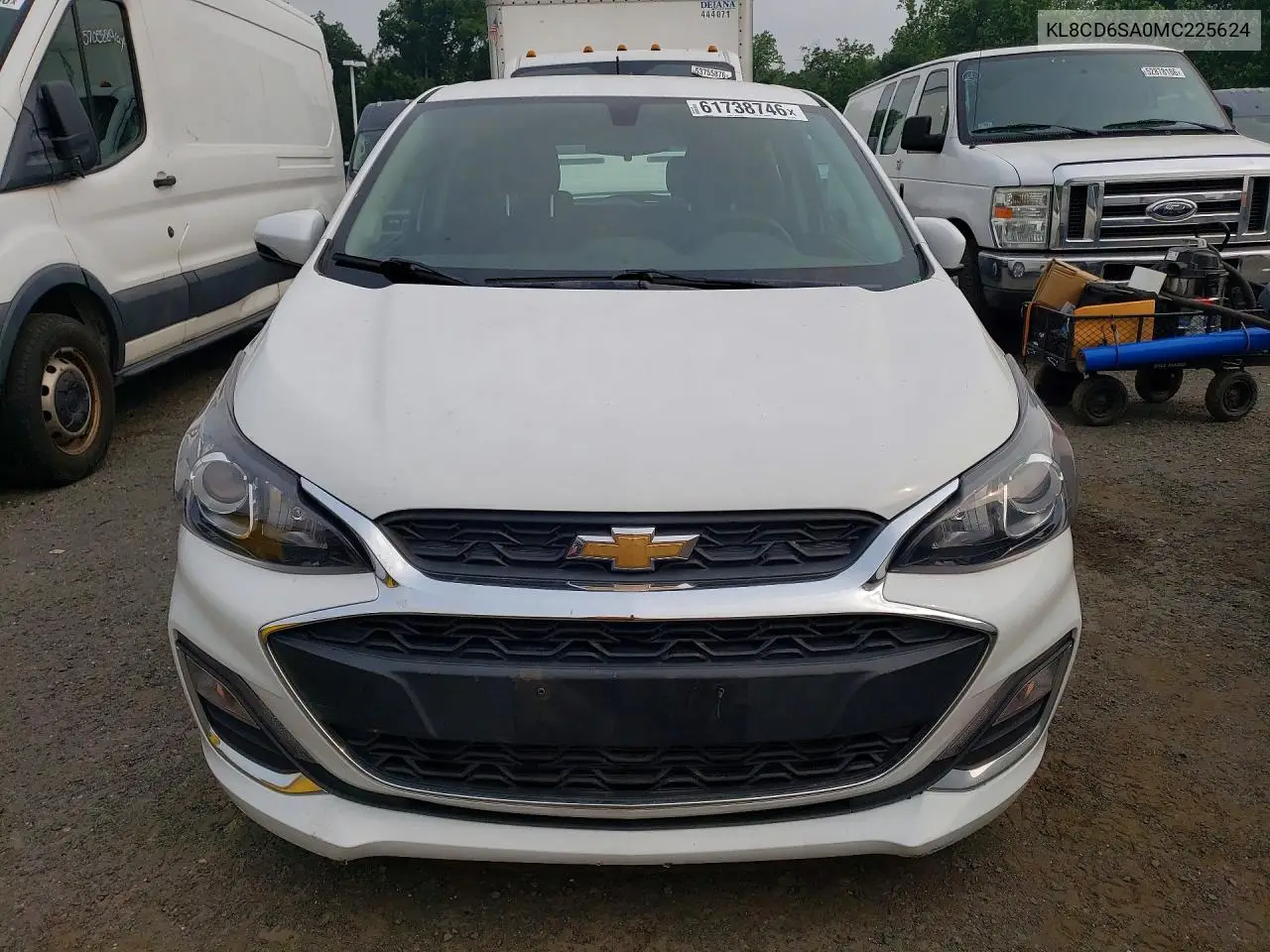 2021 Chevrolet Spark 1Lt VIN: KL8CD6SA0MC225624 Lot: 61738746