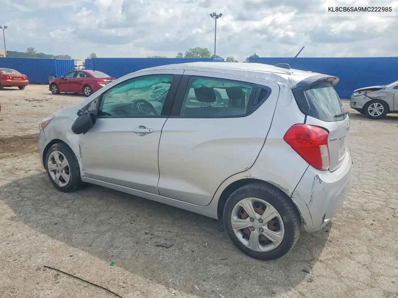 2021 Chevrolet Spark Ls VIN: KL8CB6SA9MC222985 Lot: 61886576