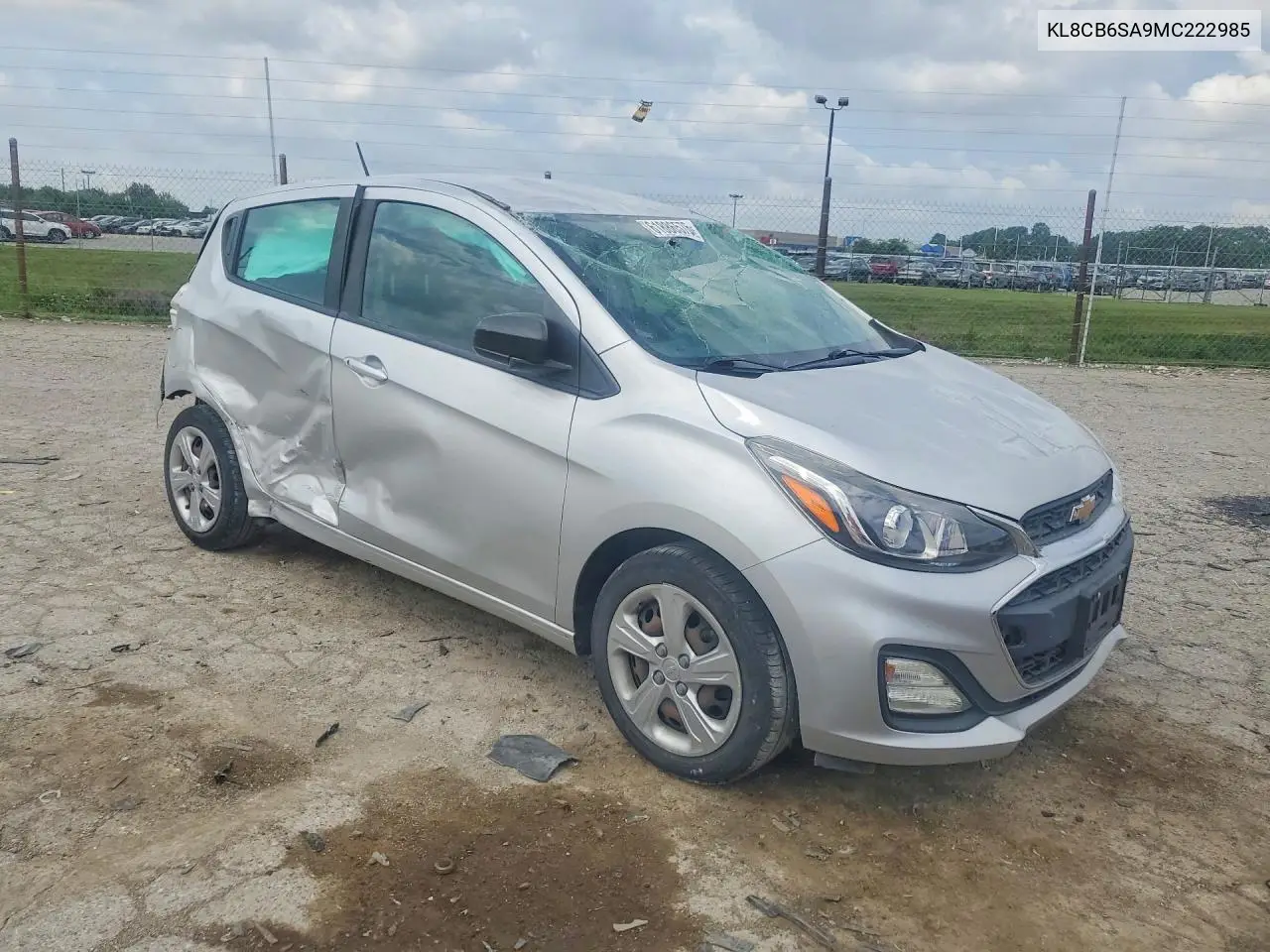 2021 Chevrolet Spark Ls VIN: KL8CB6SA9MC222985 Lot: 61886576