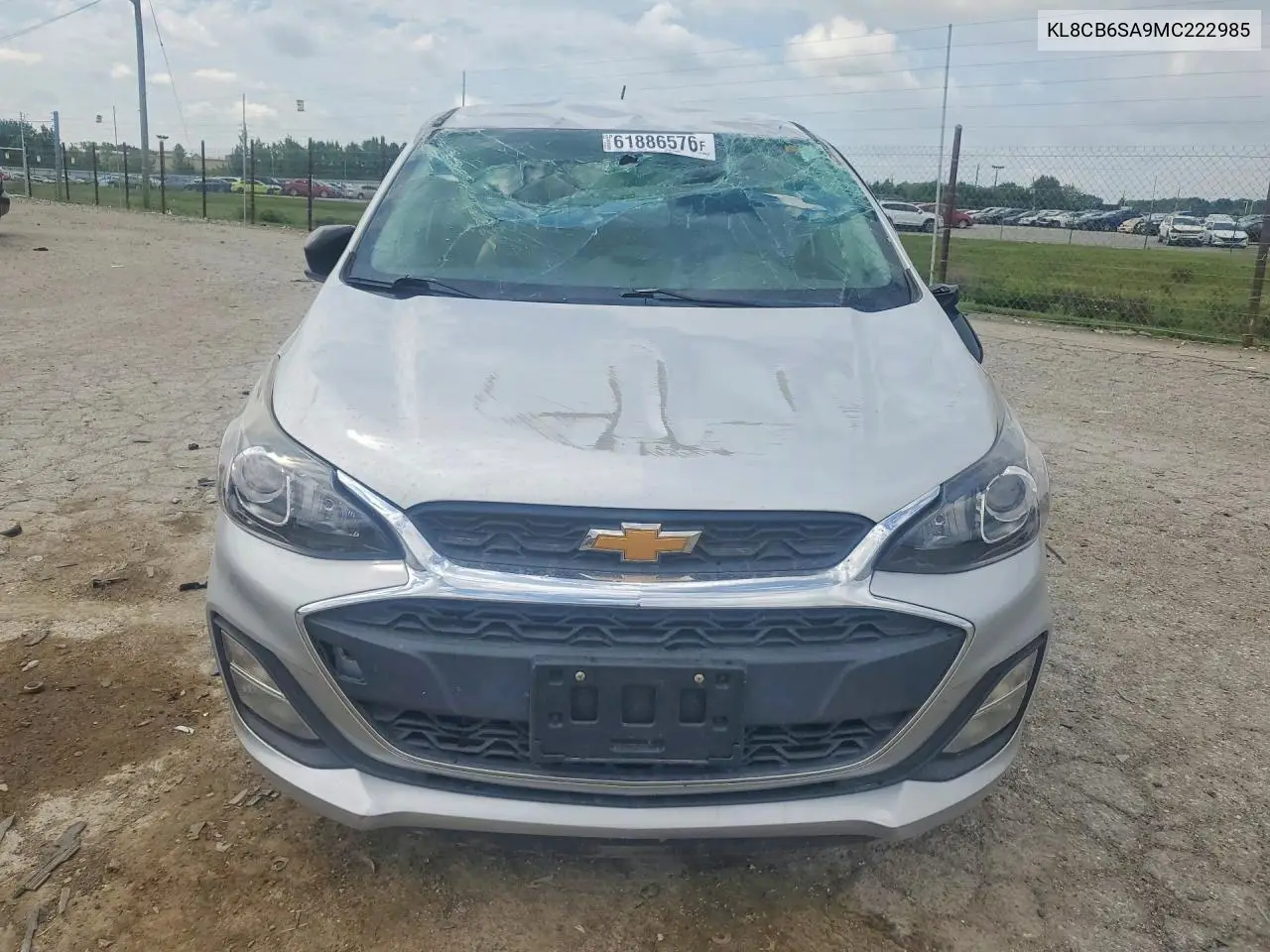 2021 Chevrolet Spark Ls VIN: KL8CB6SA9MC222985 Lot: 61886576