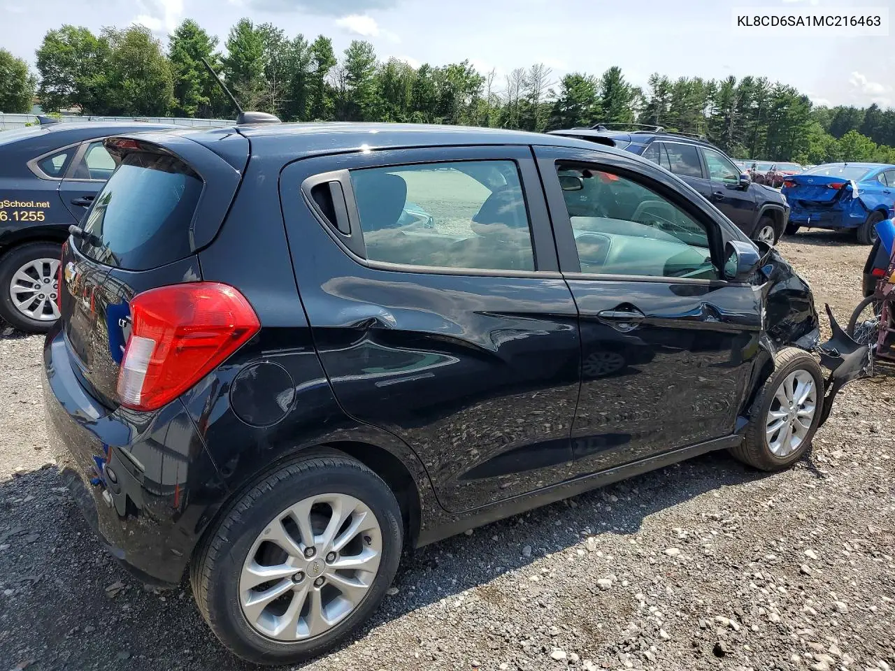 2021 Chevrolet Spark 1Lt VIN: KL8CD6SA1MC216463 Lot: 62129706