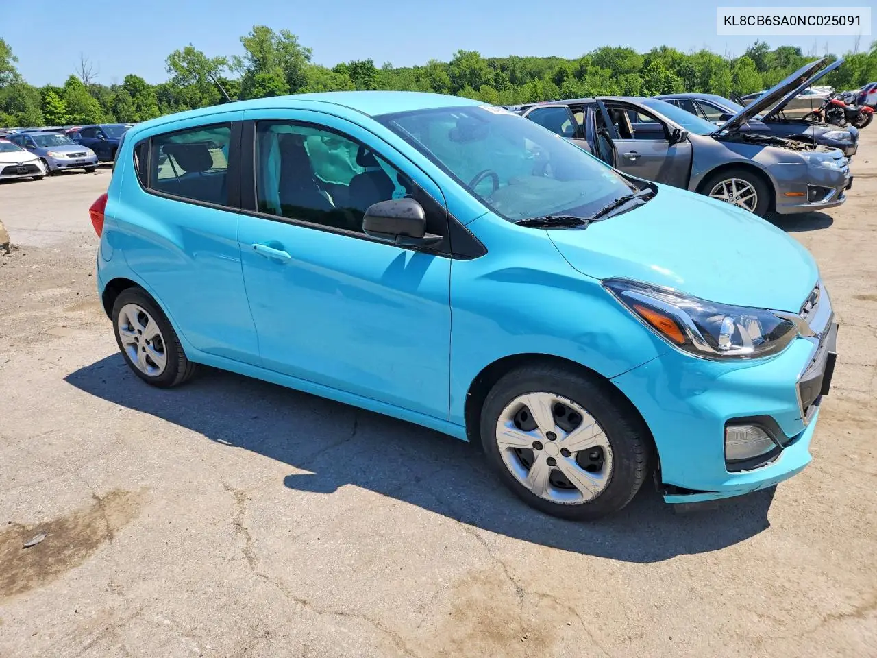 2022 Chevrolet Spark Ls VIN: KL8CB6SA0NC025091 Lot: 58491626
