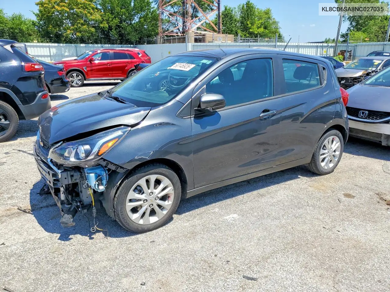 2022 Chevrolet Spark 1Lt VIN: KL8CD6SA8NC027035 Lot: 60146926