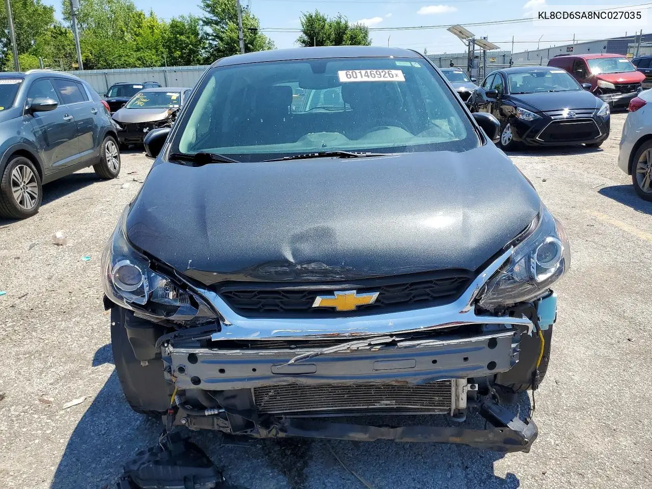 2022 Chevrolet Spark 1Lt VIN: KL8CD6SA8NC027035 Lot: 60146926