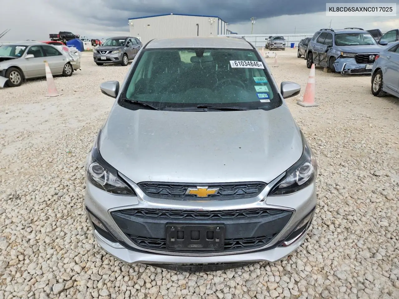2022 Chevrolet Spark 1Lt VIN: KL8CD6SAXNC017025 Lot: 61034846