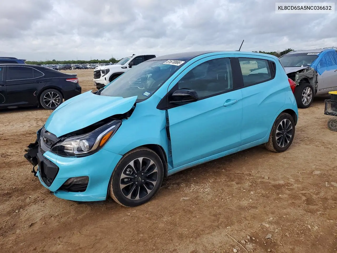 2022 Chevrolet Spark 1Lt VIN: KL8CD6SA5NC036632 Lot: 61670866