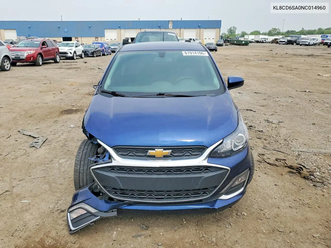 2022 Chevrolet Spark 1Lt VIN: KL8CD6SA0NC014960 Lot: 61914106