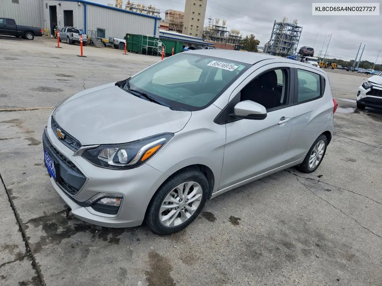 KL8CD6SA4NC027727 2022 Chevrolet Spark 1Lt