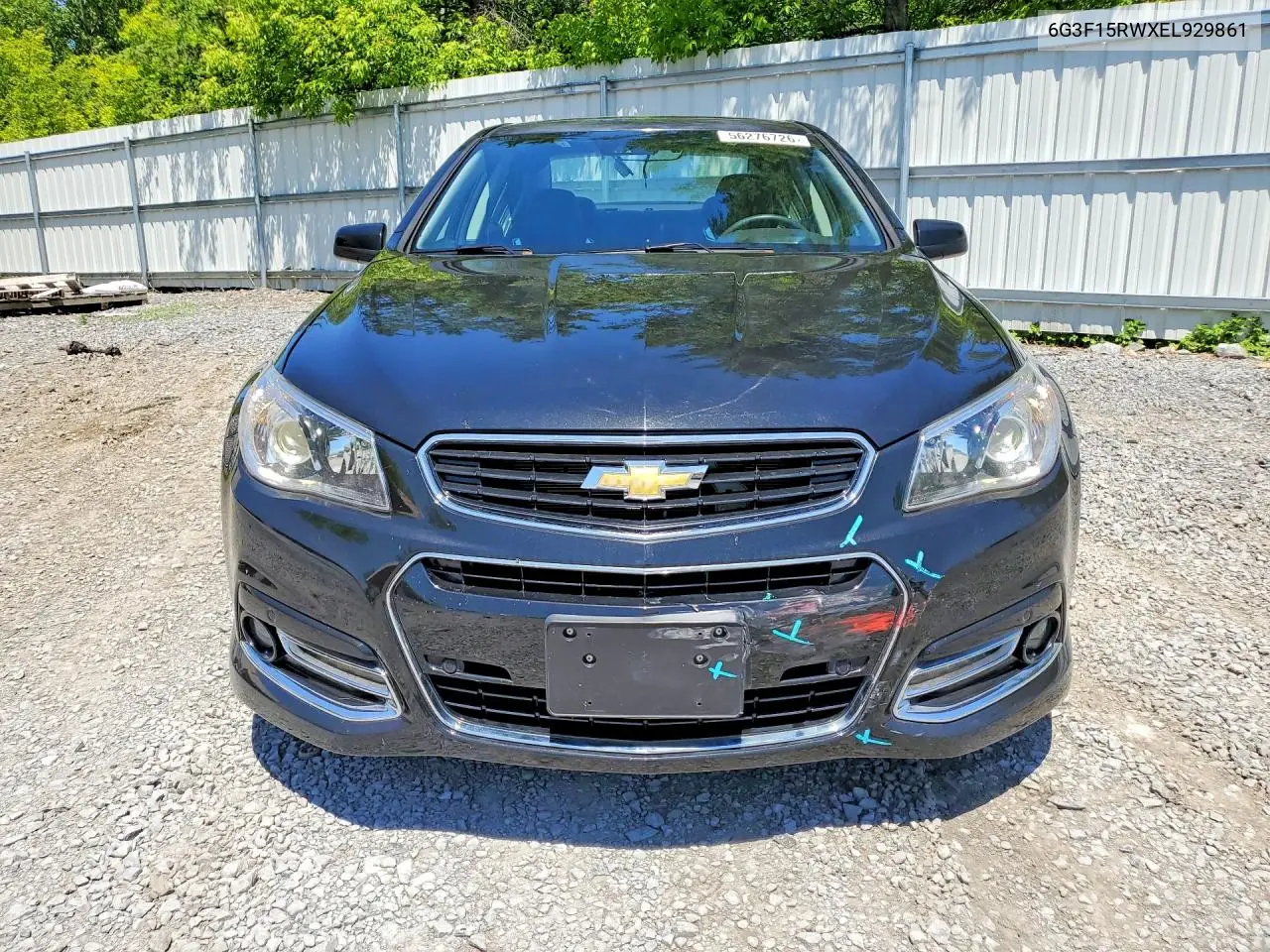 2014 Chevrolet Ss VIN: 6G3F15RWXEL929861 Lot: 56276726