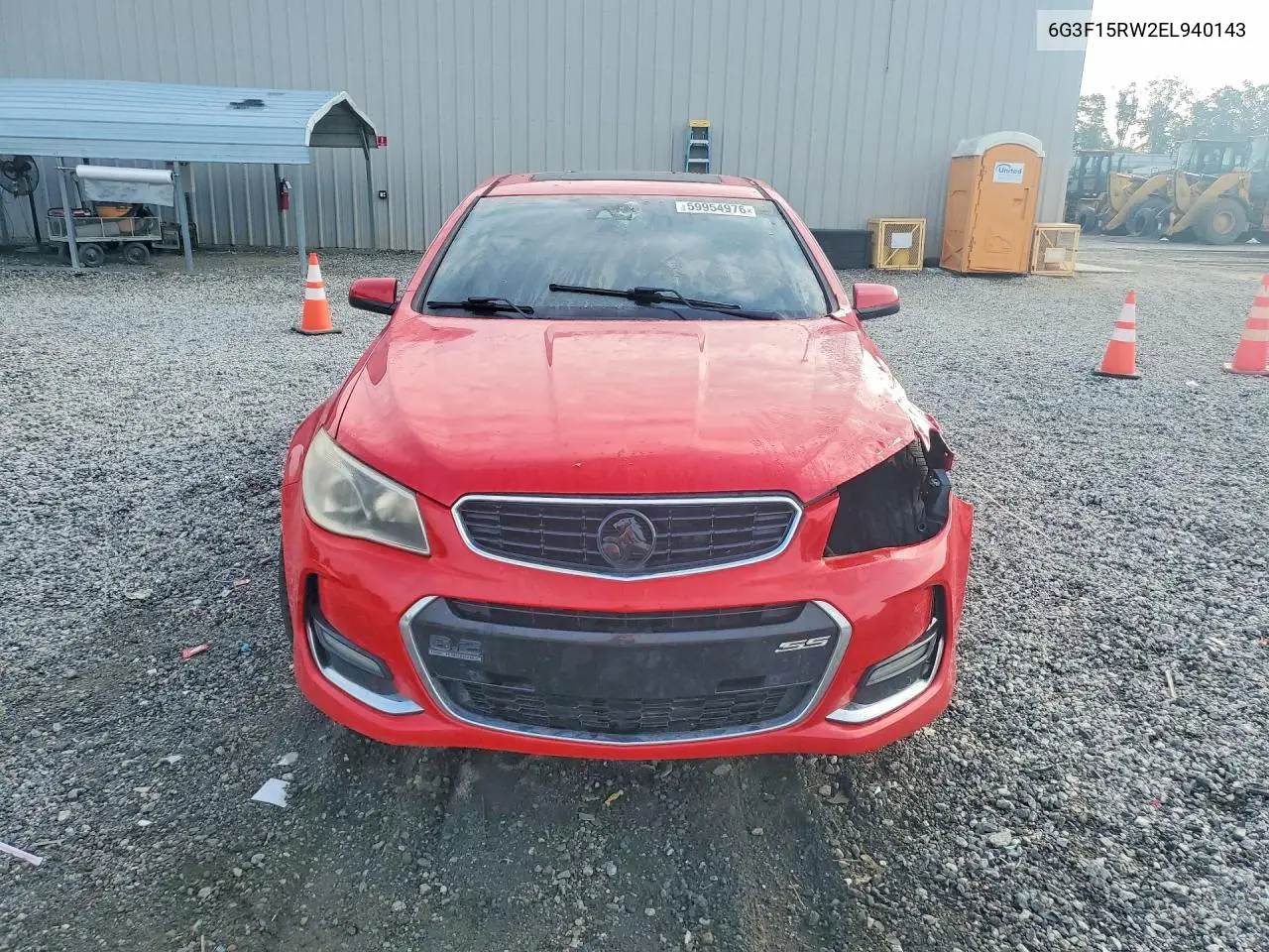 2014 Chevrolet Ss VIN: 6G3F15RW2EL940143 Lot: 59954976