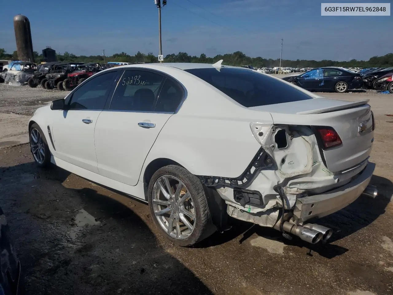 2014 Chevrolet Ss VIN: 6G3F15RW7EL962848 Lot: 66322623