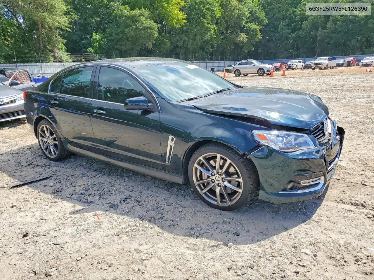 2015 Chevrolet Ss VIN: 6G3F25RW5FL126390 Lot: 57956176