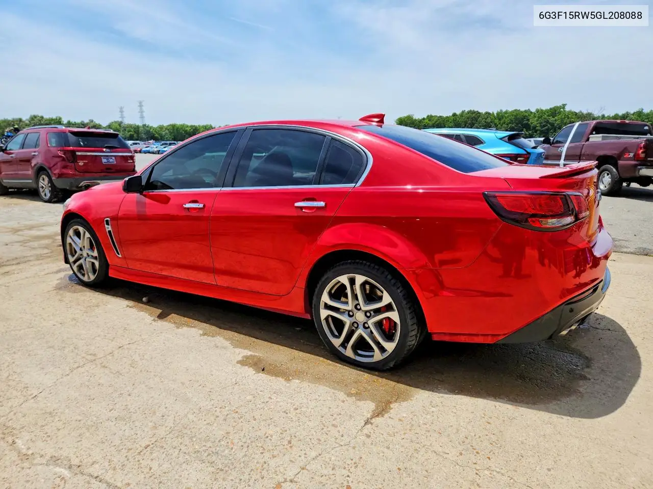 2016 Chevrolet Ss VIN: 6G3F15RW5GL208088 Lot: 53160596