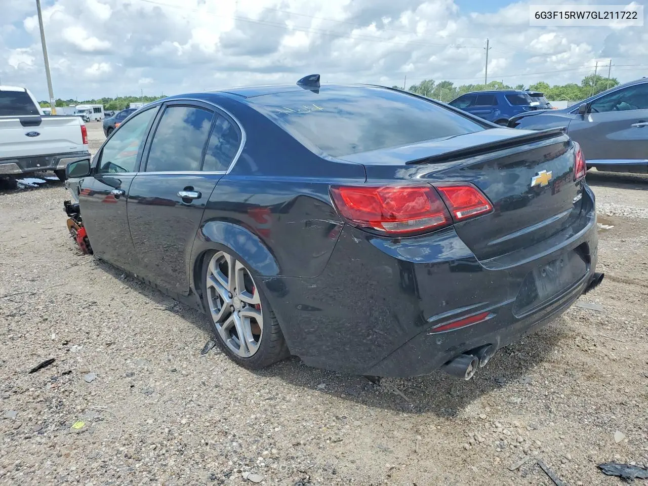 2016 Chevrolet Ss VIN: 6G3F15RW7GL211722 Lot: 56678306