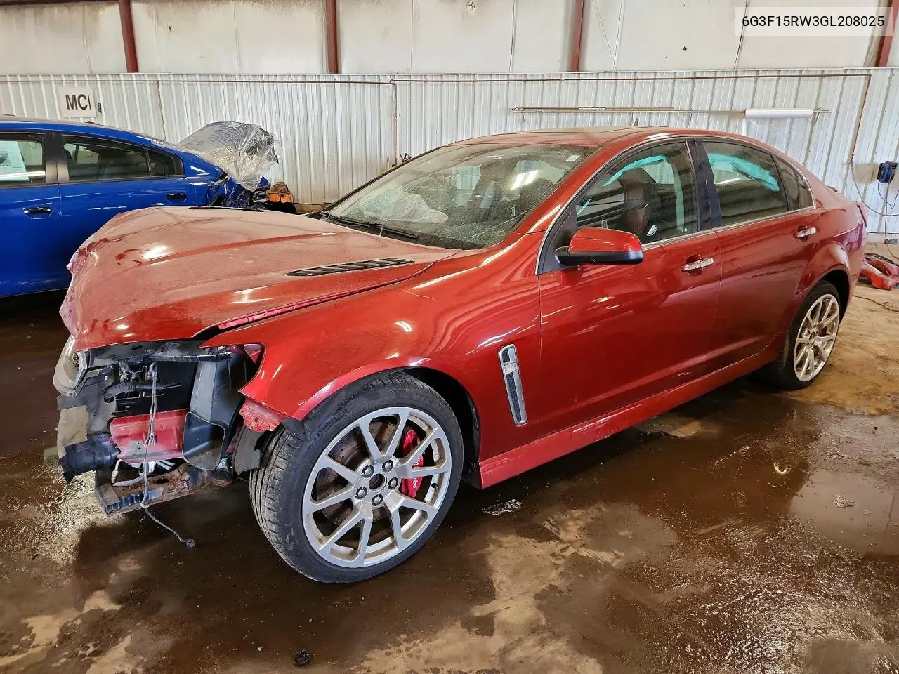 2016 Chevrolet Ss VIN: 6G3F15RW3GL208025 Lot: 60016376