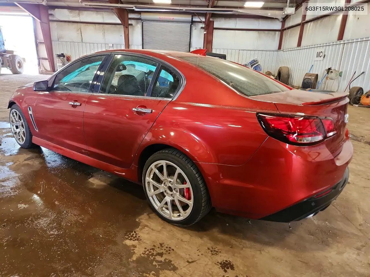 2016 Chevrolet Ss VIN: 6G3F15RW3GL208025 Lot: 60016376