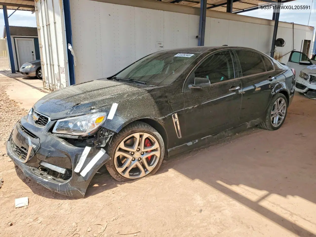 2016 Chevrolet Ss VIN: 6G3F15RWXGL205591 Lot: 61035346