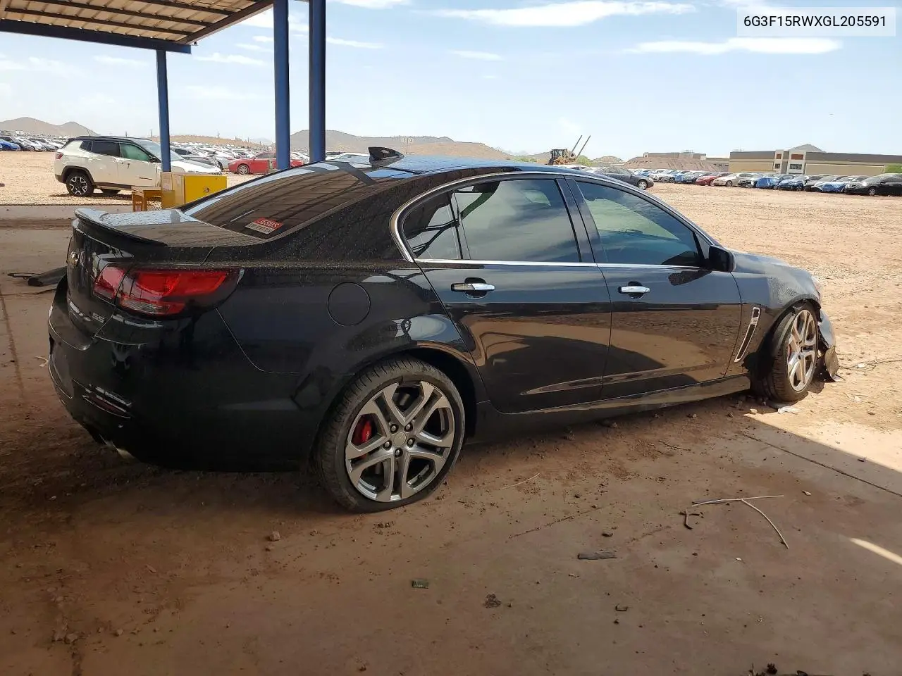 2016 Chevrolet Ss VIN: 6G3F15RWXGL205591 Lot: 61035346