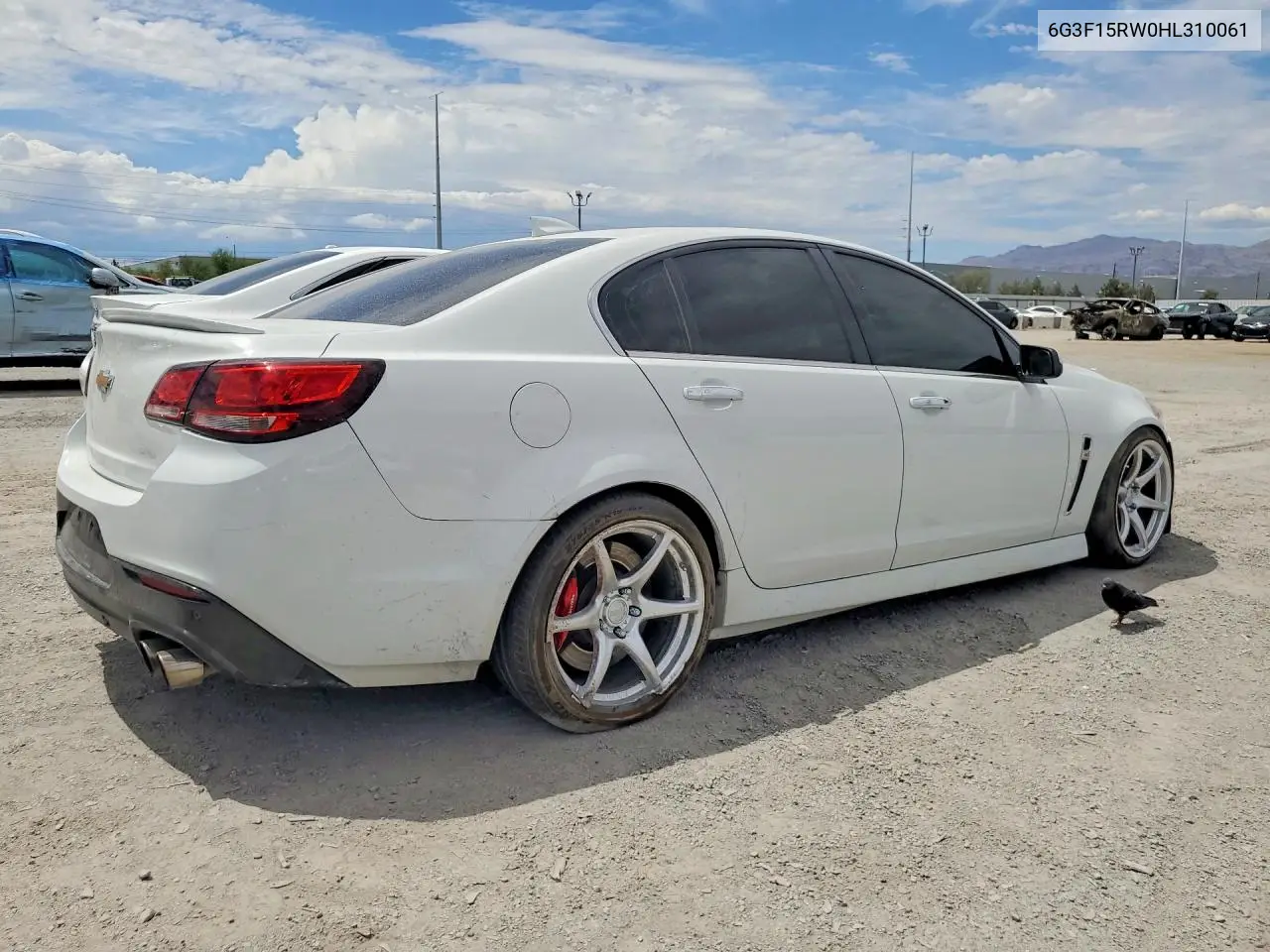 2017 Chevrolet Ss VIN: 6G3F15RW0HL310061 Lot: 60885156