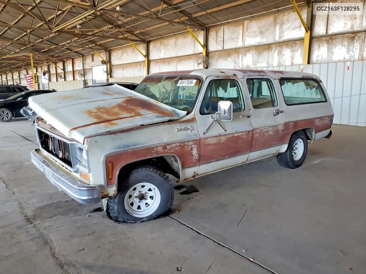1973 Chevrolet Suburban VIN: CCZ163F128295 Lot: 58417656
