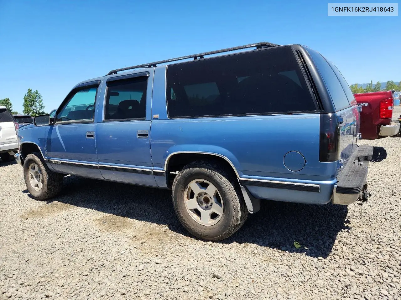 1994 Chevrolet Suburban K1500 VIN: 1GNFK16K2RJ418643 Lot: 55472086
