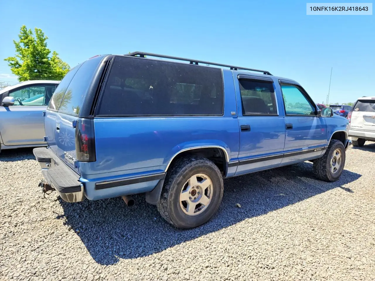 1994 Chevrolet Suburban K1500 VIN: 1GNFK16K2RJ418643 Lot: 55472086
