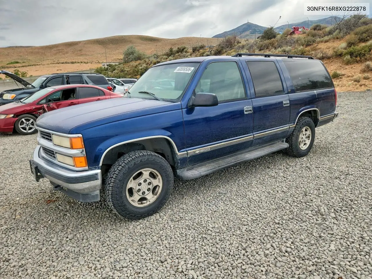 1999 Chevrolet Suburban K1500 VIN: 3GNFK16R8XG222878 Lot: 60899506