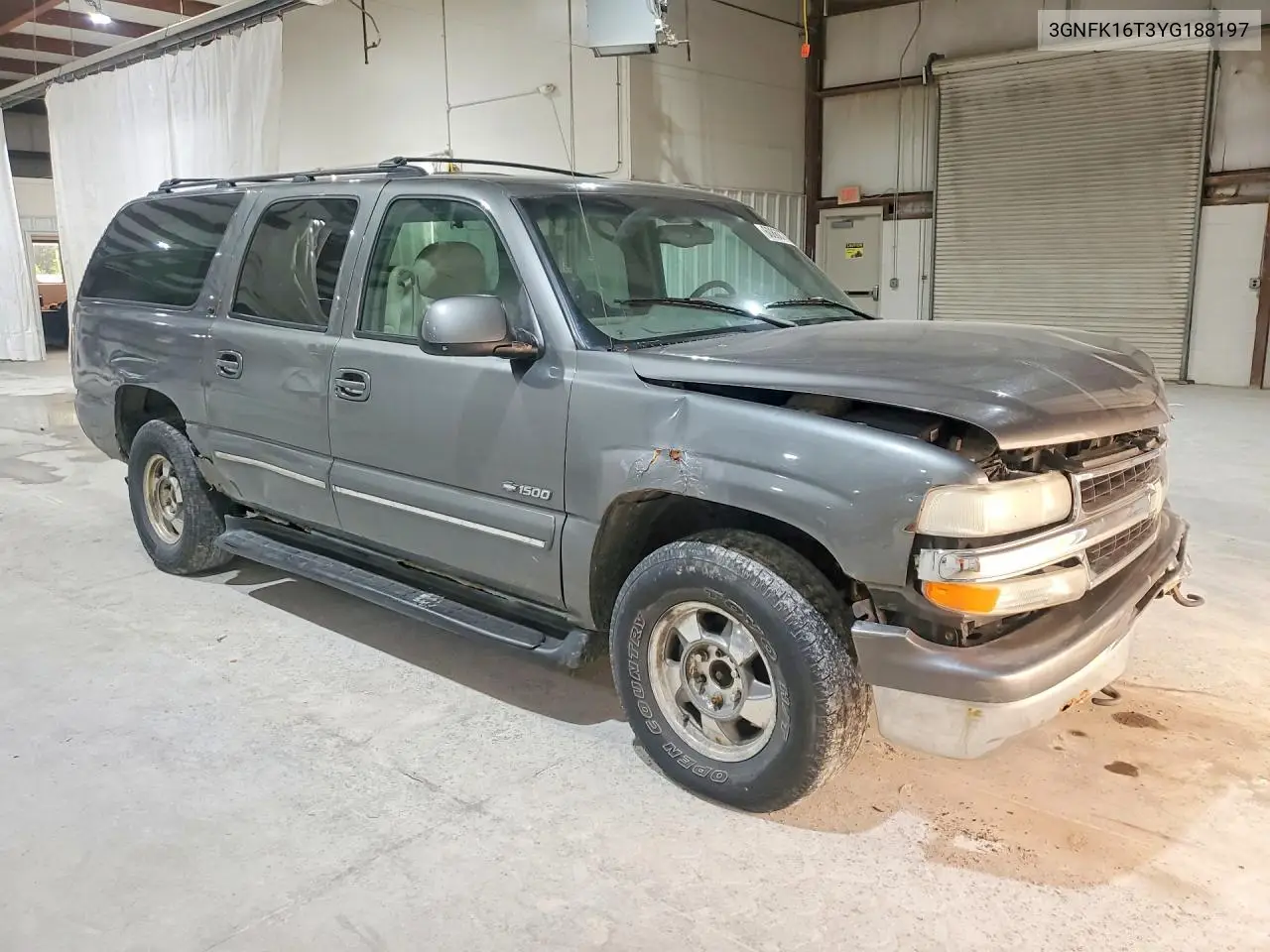 2000 Chevrolet Suburban K1500 VIN: 3GNFK16T3YG188197 Lot: 60860776