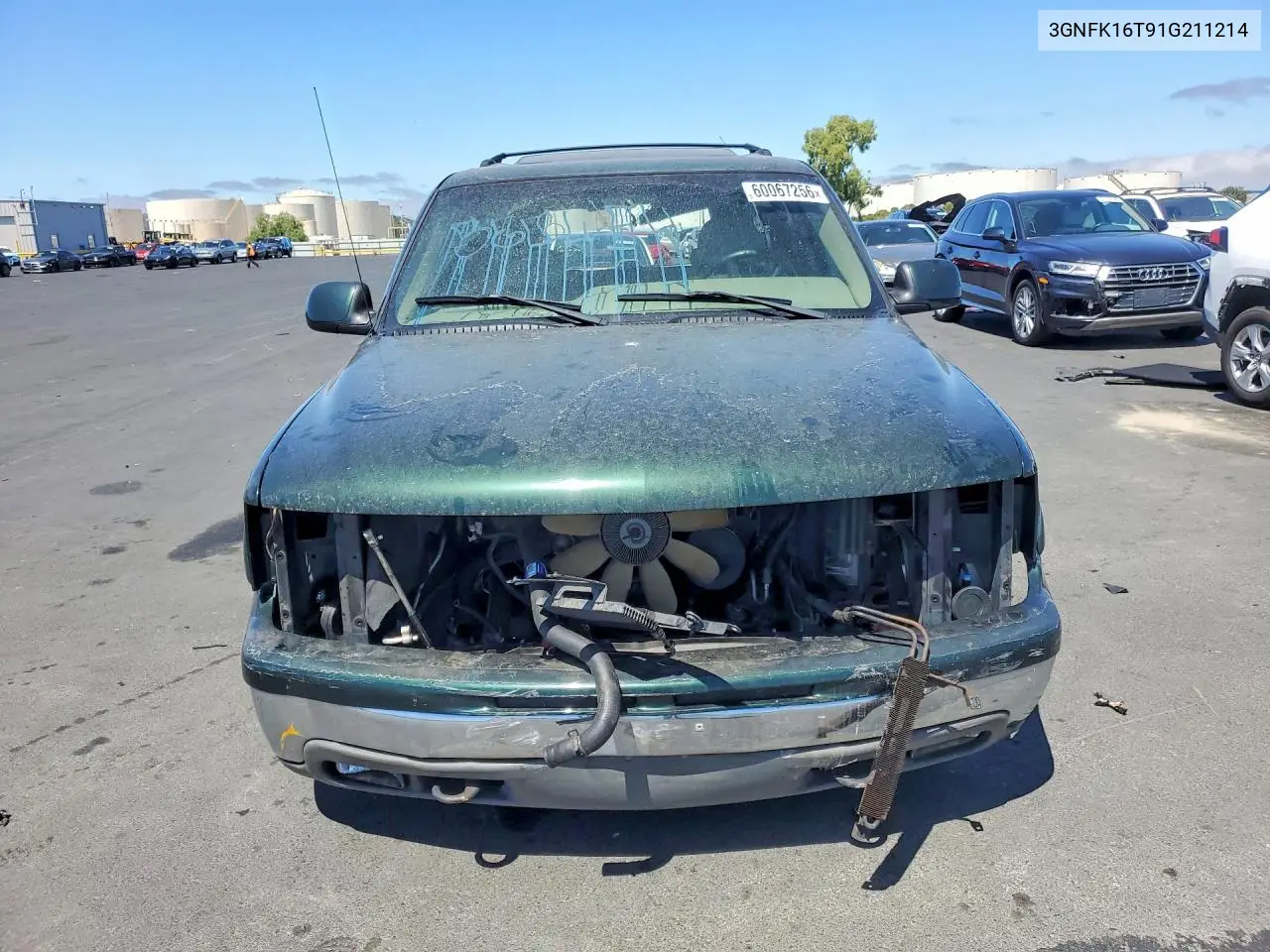 2001 Chevrolet Suburban K1500 VIN: 3GNFK16T91G211214 Lot: 60067256