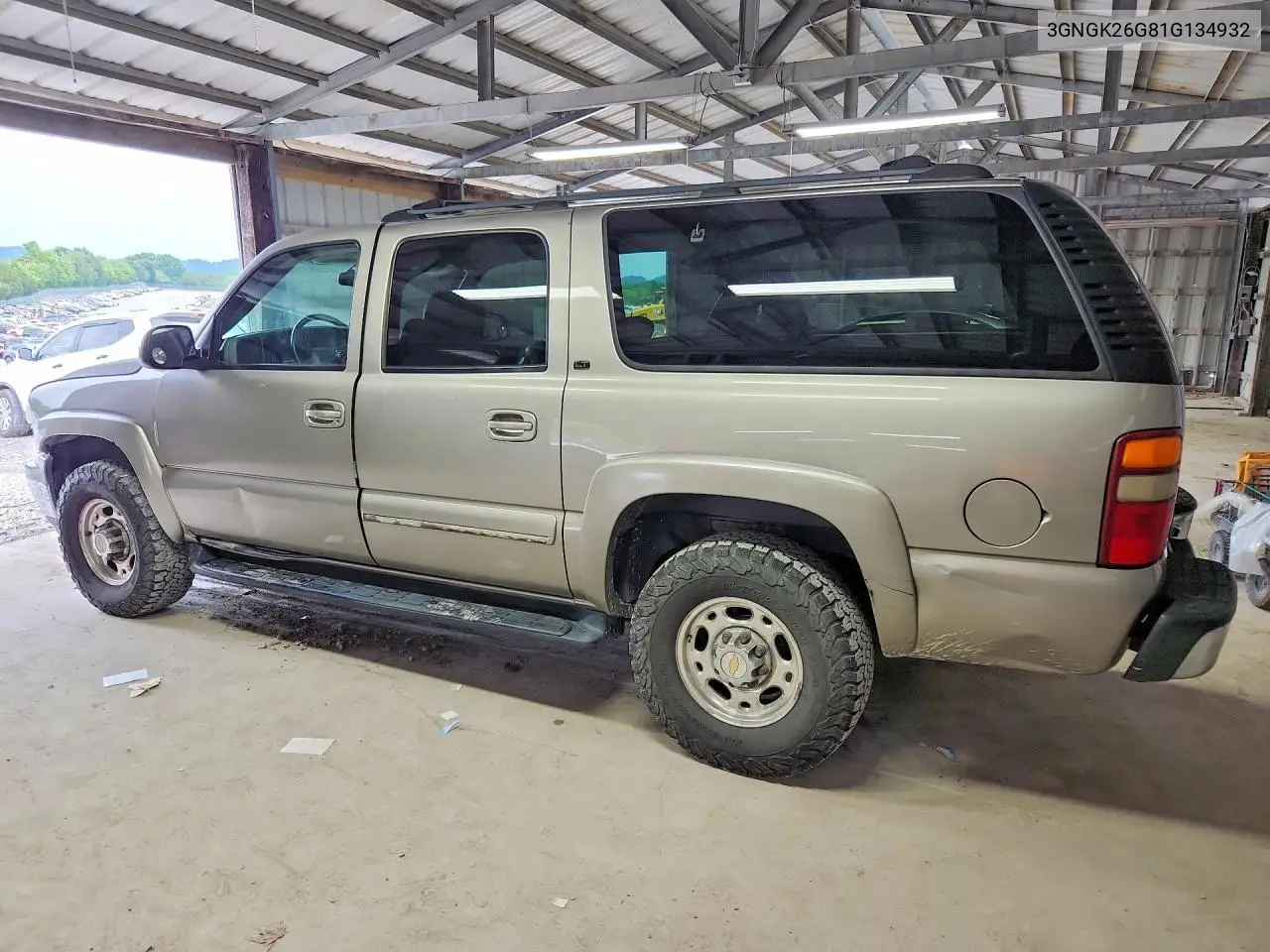 2001 Chevrolet Suburban K2500 VIN: 3GNGK26G81G134932 Lot: 60631836