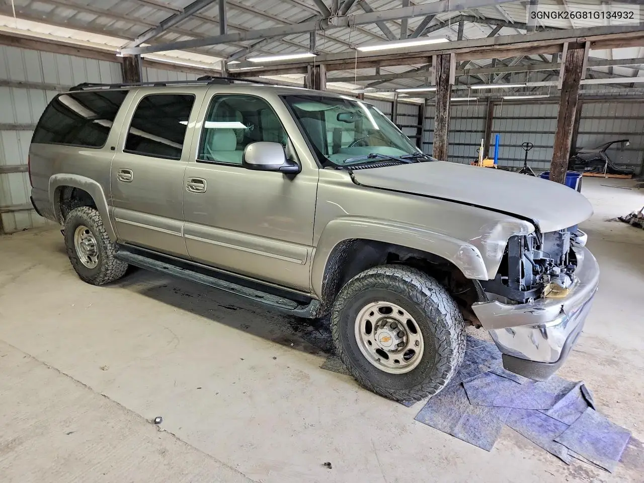 2001 Chevrolet Suburban K2500 VIN: 3GNGK26G81G134932 Lot: 60631836
