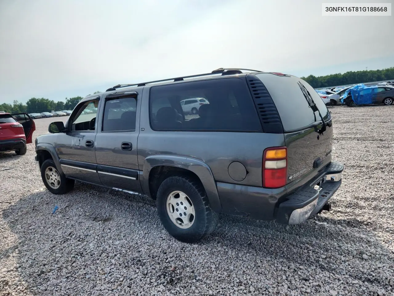 2001 Chevrolet Suburban K1500 VIN: 3GNFK16T81G188668 Lot: 60808926