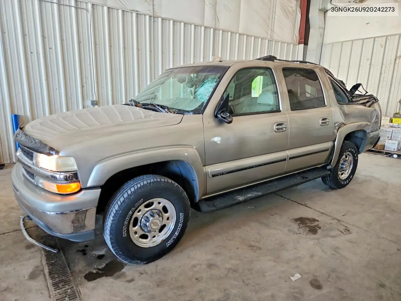 2002 Chevrolet Suburban K2500 VIN: 3GNGK26U92G242273 Lot: 60386306