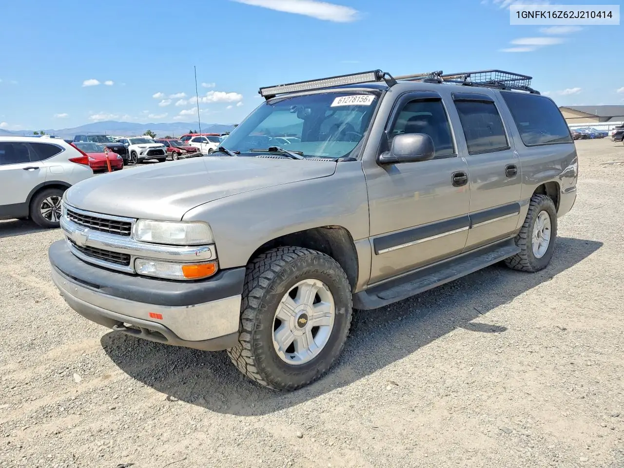 2002 Chevrolet Suburban K1500 VIN: 1GNFK16Z62J210414 Lot: 61278156