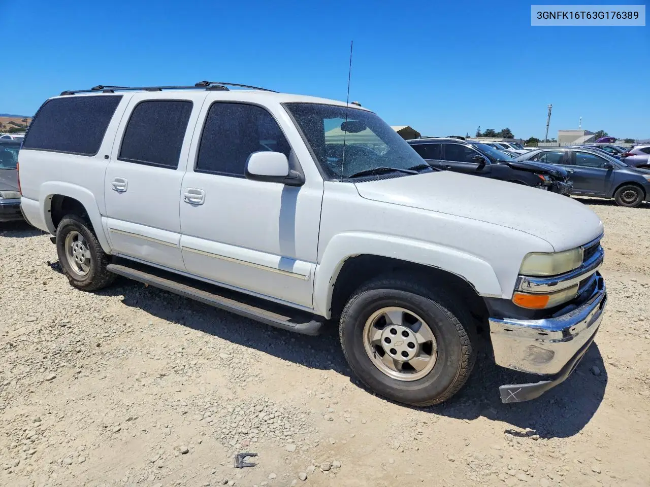 2003 Chevrolet Suburban K1500 VIN: 3GNFK16T63G176389 Lot: 50790696