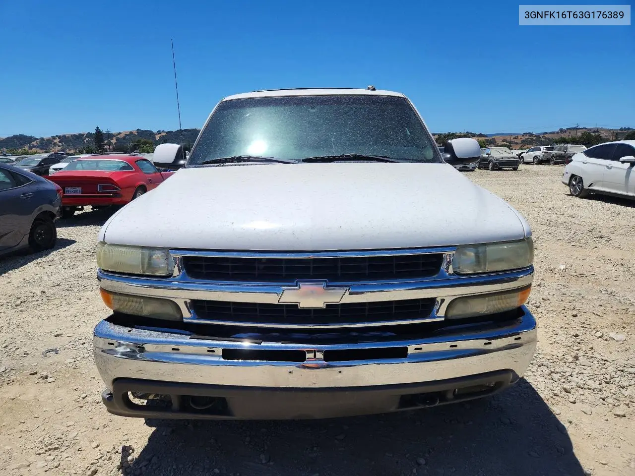 2003 Chevrolet Suburban K1500 VIN: 3GNFK16T63G176389 Lot: 50790696