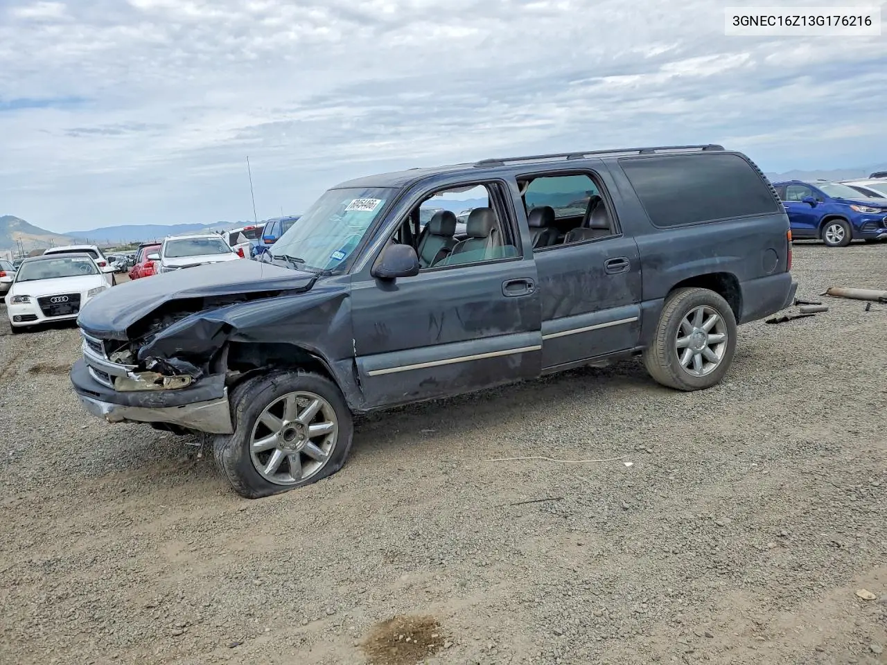 2003 Chevrolet Suburban Ls 1500 4Wd VIN: 3GNEC16Z13G176216 Lot: 60454466