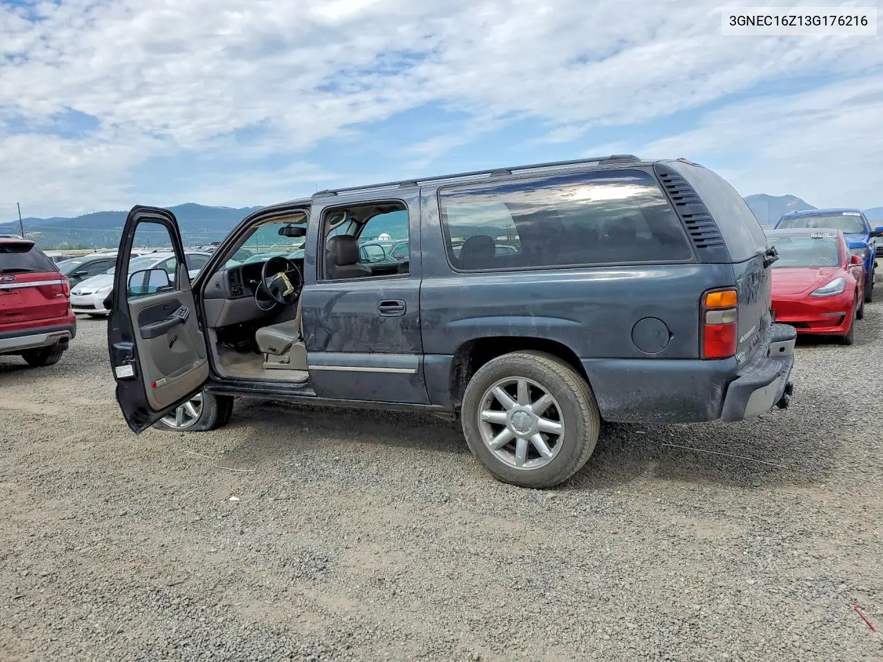 2003 Chevrolet Suburban Ls 1500 4Wd VIN: 3GNEC16Z13G176216 Lot: 60454466