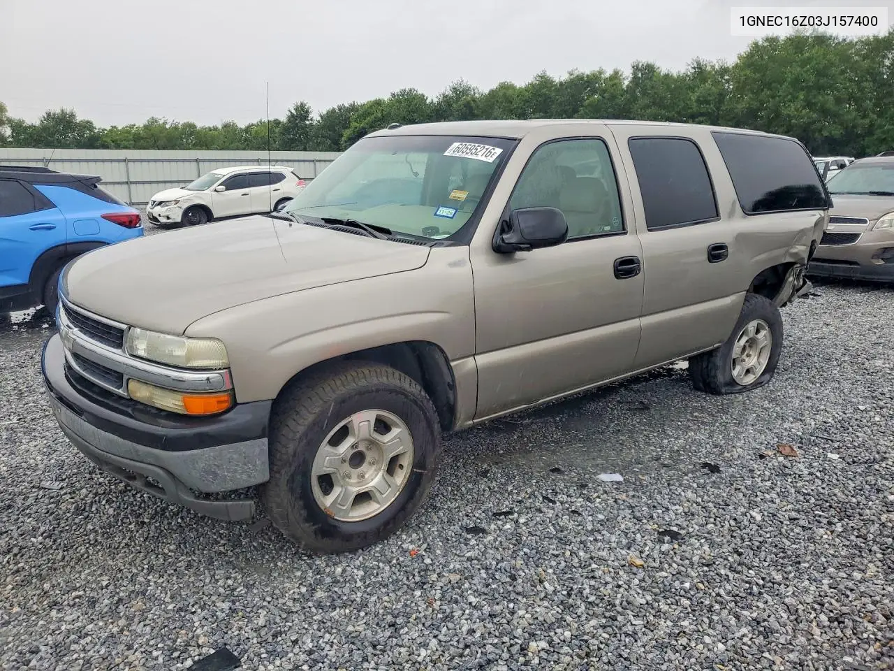 2003 Chevrolet Suburban C1500 VIN: 1GNEC16Z03J157400 Lot: 60595216