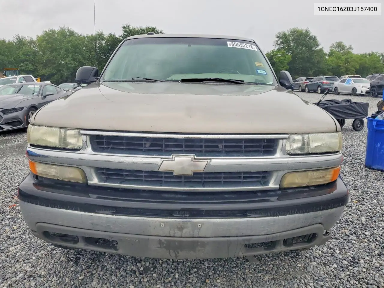 2003 Chevrolet Suburban C1500 VIN: 1GNEC16Z03J157400 Lot: 60595216