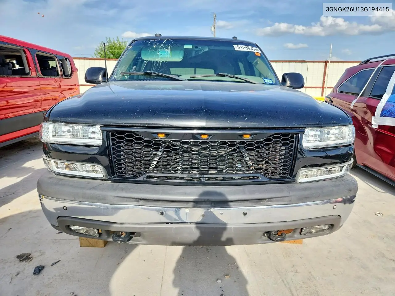 2003 Chevrolet Suburban K2500 VIN: 3GNGK26U13G194415 Lot: 61586396