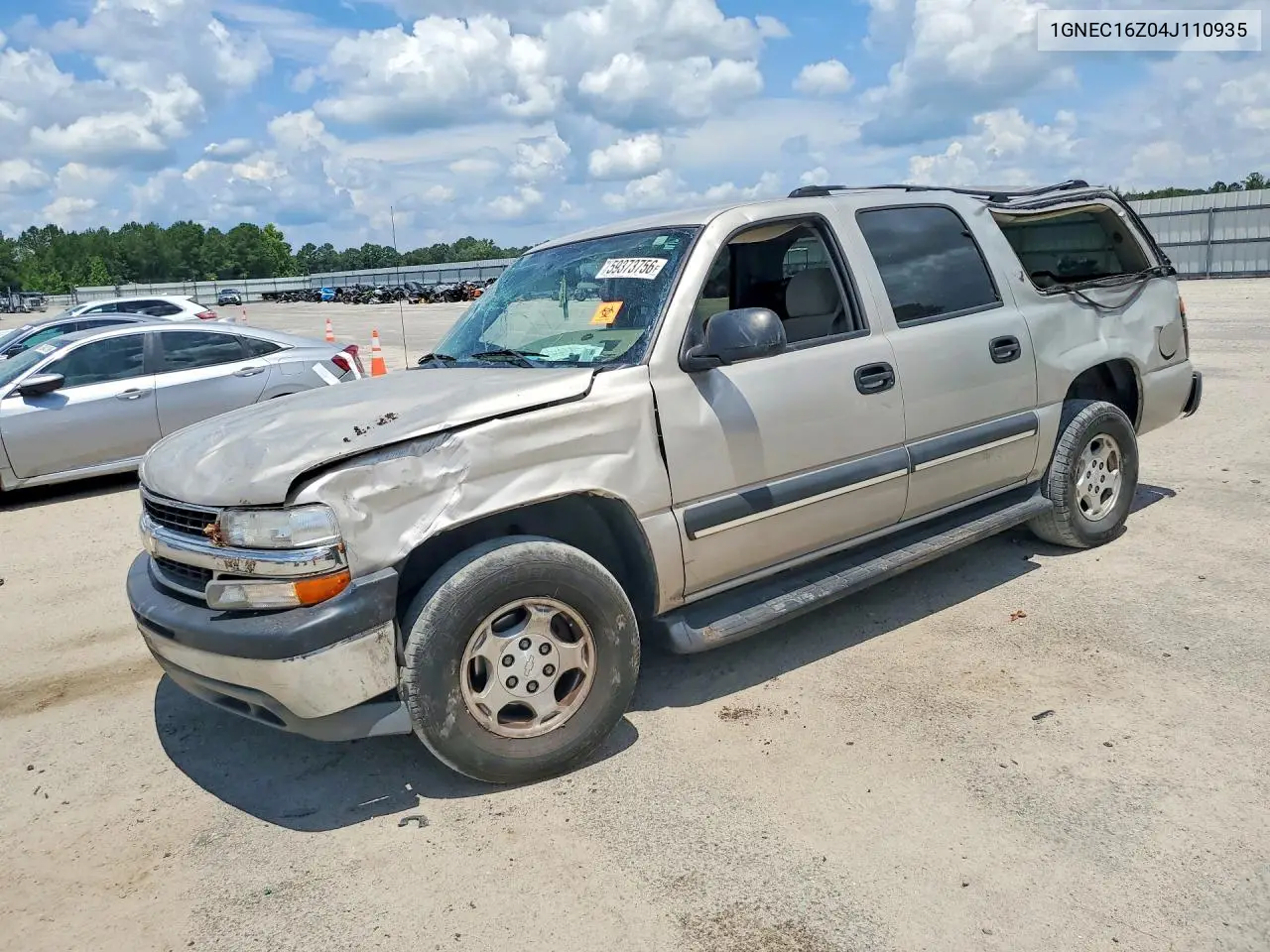 2004 Chevrolet Suburban C1500 VIN: 1GNEC16Z04J110935 Lot: 59373756